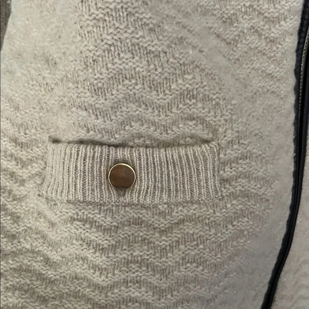 Tory Burch Zip Cardigan Sweater - Picture 3 of 4